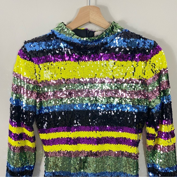 Club L London Multicolor Sequin Mini Dress - Picture 9 of 16